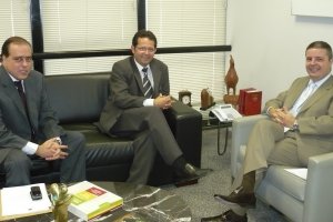 2009 - Audiência com Anastasia e prefeito Marco Antônio de Caratinga